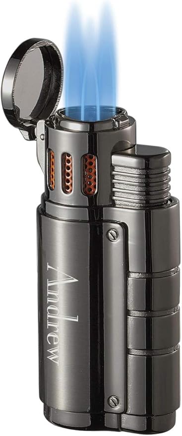 Custom Visol Champ Triple Torch Cigar Lighter, No Butane